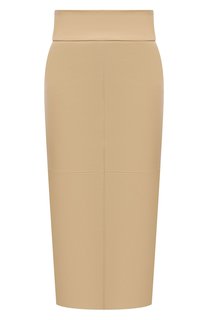 Кожаная юбка Brunello Cucinelli