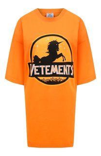 Хлопковая футболка VETEMENTS