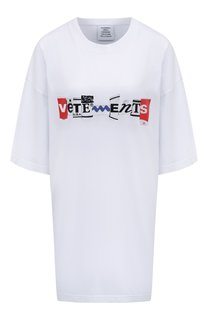 Хлопковая футболка VETEMENTS