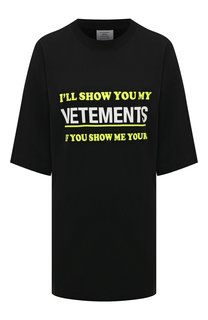 Хлопковая футболка VETEMENTS