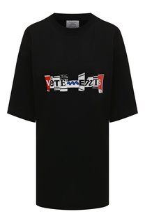 Хлопковая футболка VETEMENTS