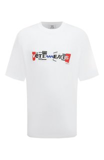 Хлопковая футболка VETEMENTS