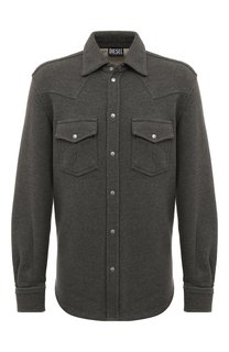Хлопковая рубашка Diesel