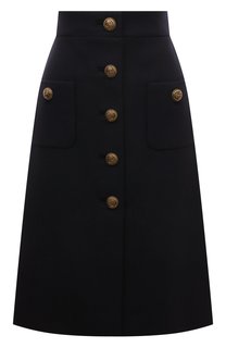 Шерстяная юбка Miu Miu