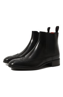 Кожаные ботинки Santoni