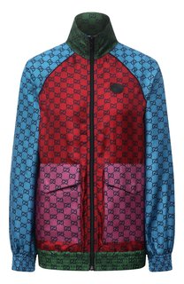 Шелковый бомбер Gucci