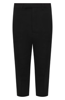 Брюки из шерсти и шелка Rick Owens