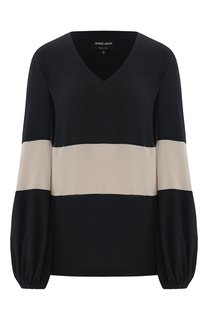 Шелковый пуловер Giorgio Armani