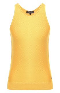 Топ из смеси шелка и хлопка Loro Piana