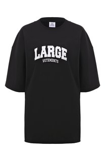 Хлопковая футболка VETEMENTS