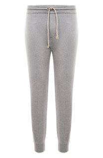 Джоггеры из шерсти и вискозы Gran Sasso