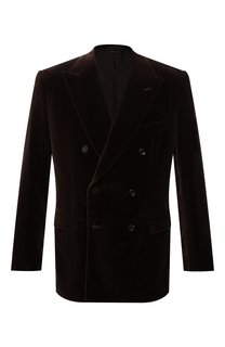 Хлопковый пиджак Brioni