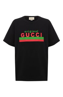 Хлопковая футболка Gucci