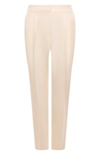 Брюки из шерсти и шелка LVIR