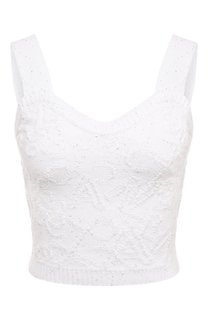 Бра-топ из хлопка и вискозы AND the brand