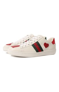 Кожаные кеды Ace Gucci
