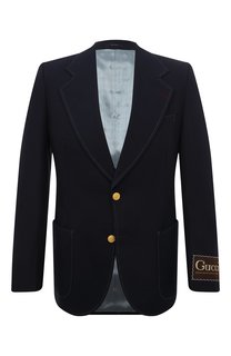 Хлопковый пиджак Gucci