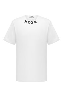 Хлопковая футболка MSGM