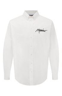 Хлопковая рубашка Moschino