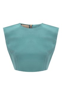 Топ из хлопка и вискозы Gucci