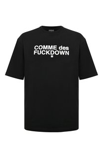 Хлопковая футболка Comme des Fuckdown