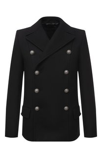 Шерстяной бушлат Balmain