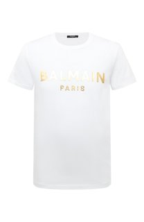 Хлопковая футболка Balmain