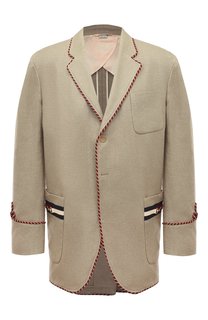 Пиджак изо льна и хлопка Gucci