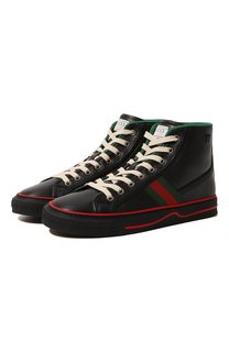 Кожаные кеды Gucci