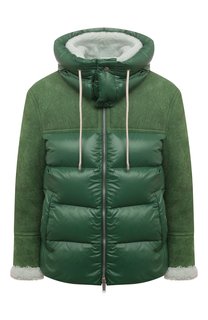 Комбинированная дубленка DRM