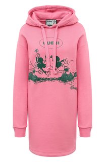 Хлопковое платье Disney x Gucci Gucci