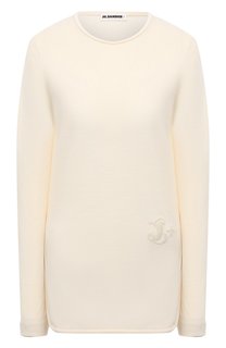 Хлопковый пуловер Jil Sander