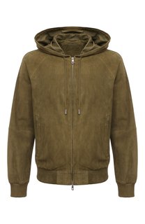 Замшевый бомбер DESA