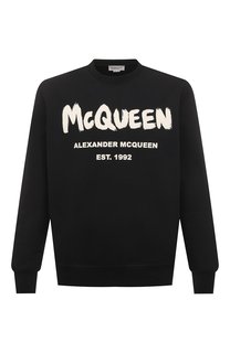 Хлопковый свитшот Alexander McQueen