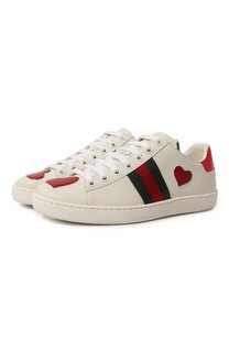 Кожаные кеды Ace Gucci