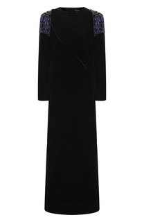 Бархатное платье Giorgio Armani