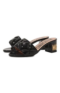 Кожаные мюли Moschino