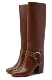 Кожаные сапоги Demi Chloé Chloe