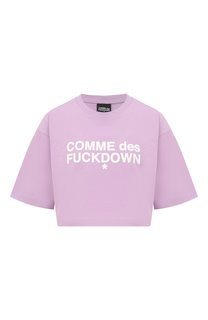 Хлопковая футболка Comme des Fuckdown