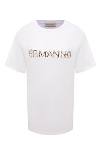 Хлопковая футболка Ermanno Firenze