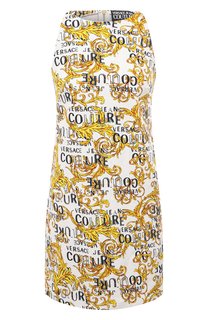 Хлопковое платье Versace Jeans Couture