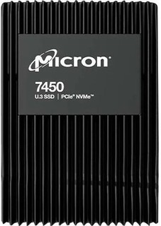 Накопитель SSD 2.5 Micron MTFDKCC3T8TFR-1BC1ZABYY 7450 PRO 3.84TB, U.3 NVMe PCIe 4.0 x4 3D TLC 6800/5300MB/s IOPs 1000K/180K TBW 7300 DWPD 1