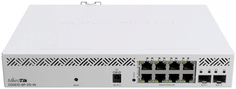 Коммутатор Mikrotik CSS610-8P-2S+IN 8х1G RJ45, 2хSFP+, раздача PoE 140 Вт, SwitchOS Lite