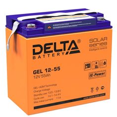 Батарея Delta GEL 12-55 12В, 55Ач Дельта