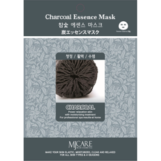 Маска для лица MIJIN MJCARE Тканевая маска для лица с экстрактом древесного угля 23