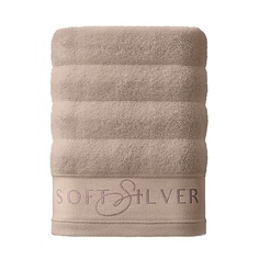 SOFT SILVER Антибактериальное махровое полотенце 70/140 Soft wave Песчаный берег