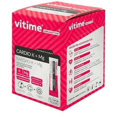 Жидкость в стиках VITIME Aquastick Cardio K+Mg Аквастик Кардио Калий + Магний