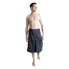 Килт для бани BIO TEXTILES Килт мужской махровый для бани и сауны Gray