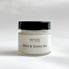 Ароматы для дома REPOSE FLAVOUR Свеча ароматическая Mint & Green tea/ Мята и Зеленый чай 100