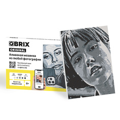 Набор для творчества QBRIX Алмазная фото-мозаика на подрамнике ORIGINAL А3, сборка картины по своей фотографии